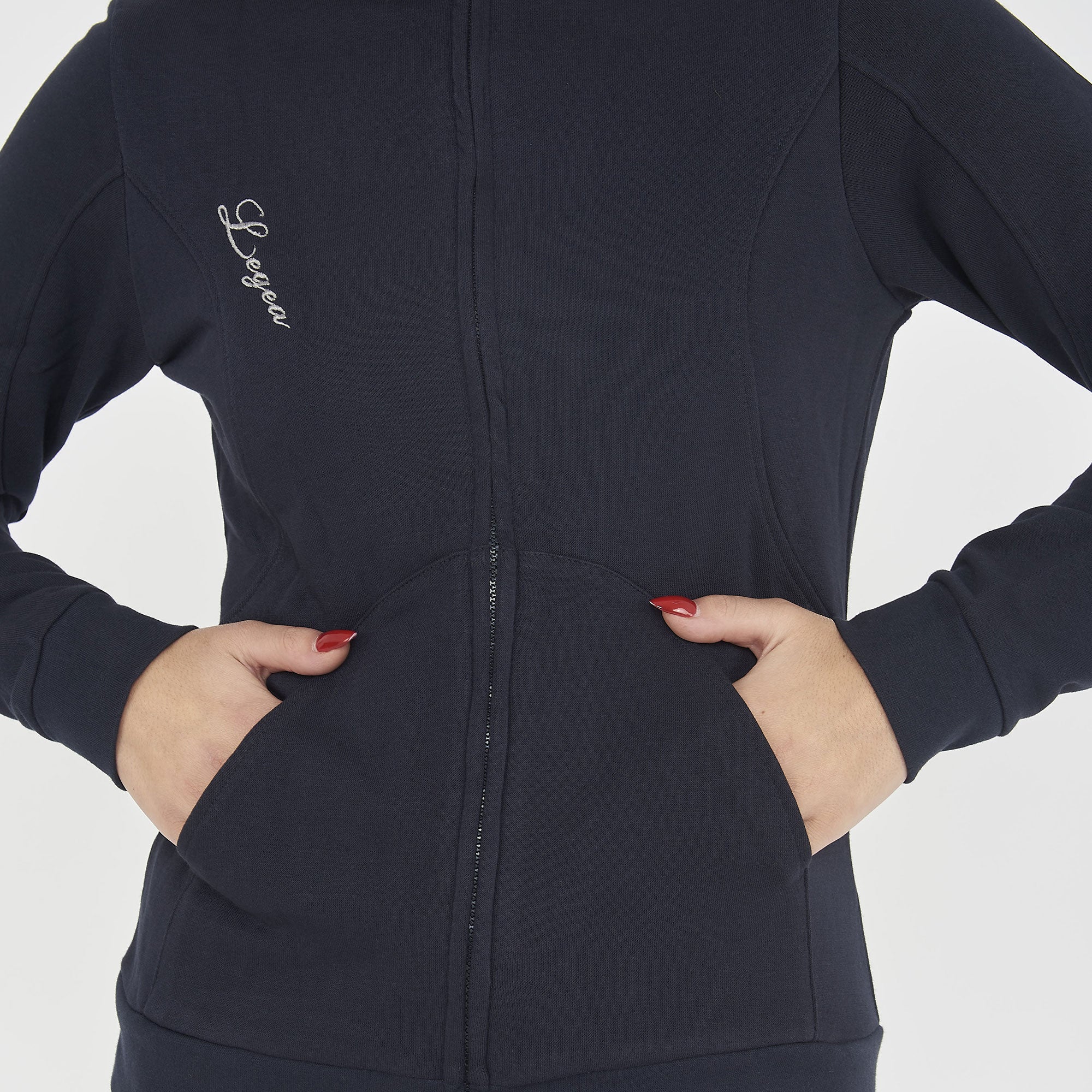 legea-karida-felpa-con-mezza-zip-in-cotone-blu-2xl image 5
