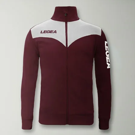 legea-peru-special-junior-giacca-allenamento-granata-bianco-3xs image 1
