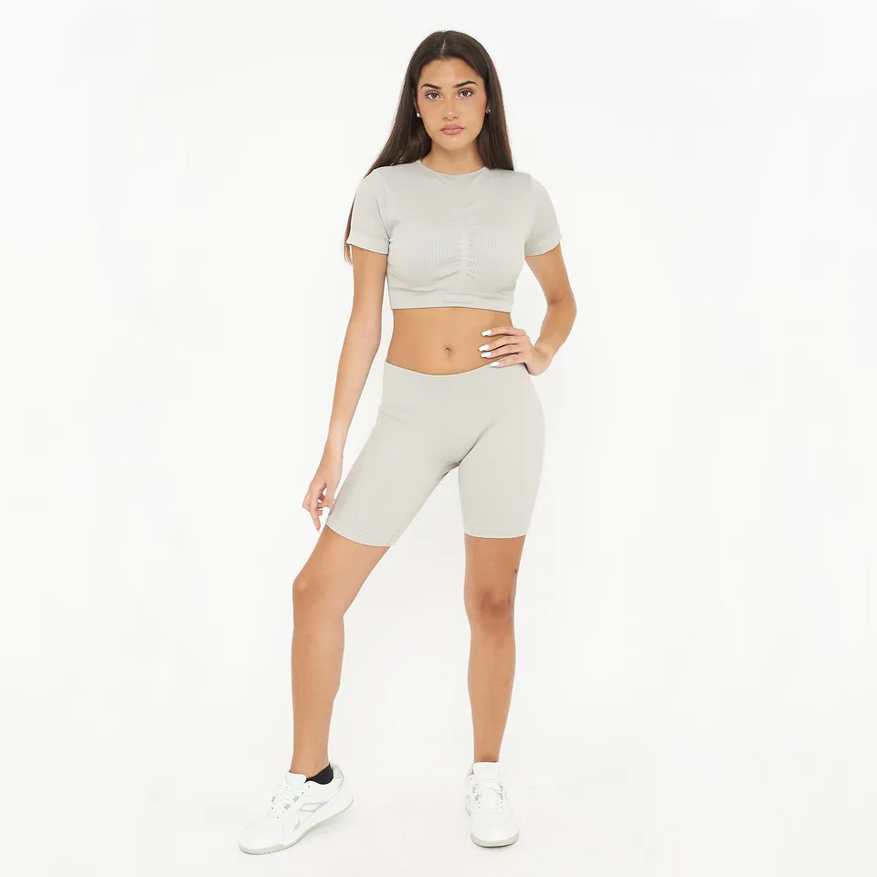 legea-way-ride-completino-allenamento-donna-grigio-chiaro image 1