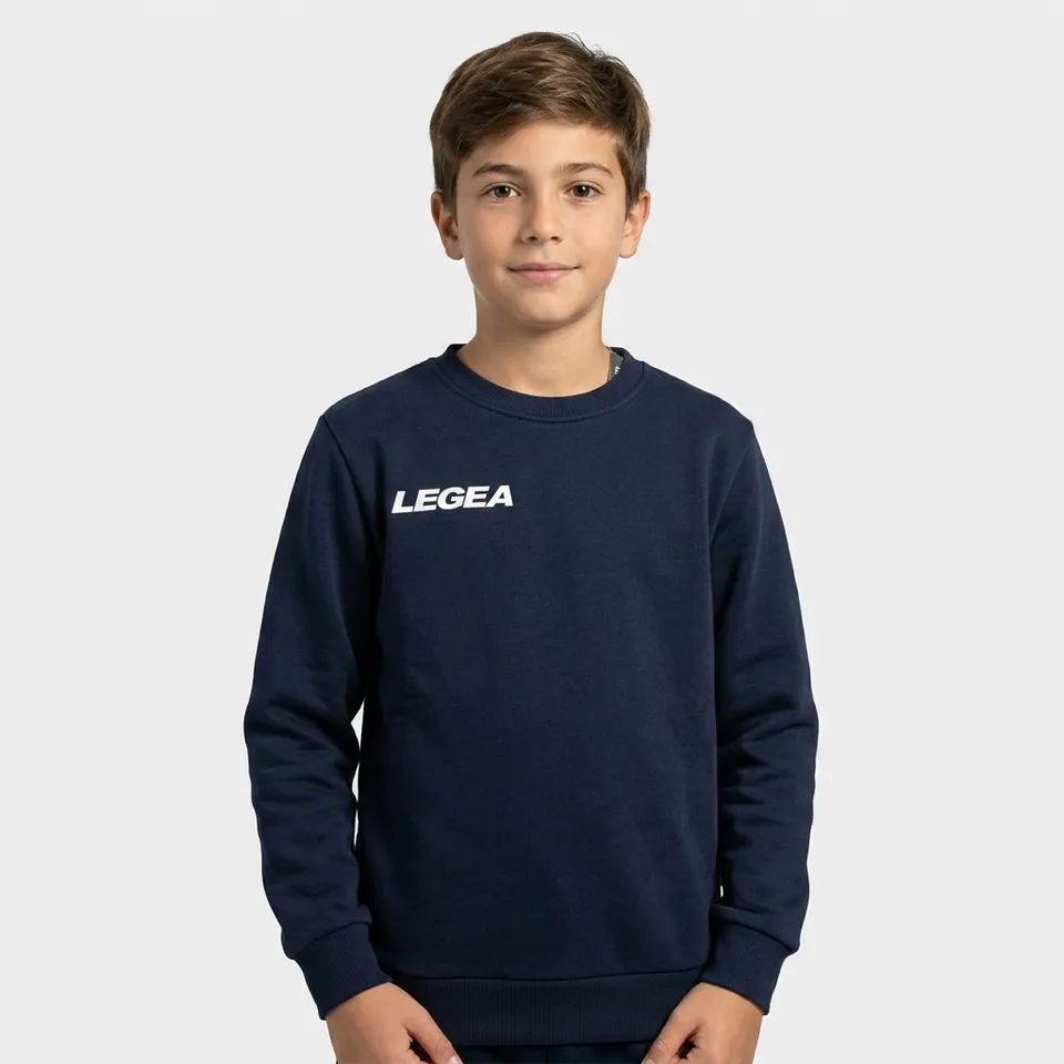 legea-zagabria-junior-felpa-girocollo-felpata-blu-2xs image 1