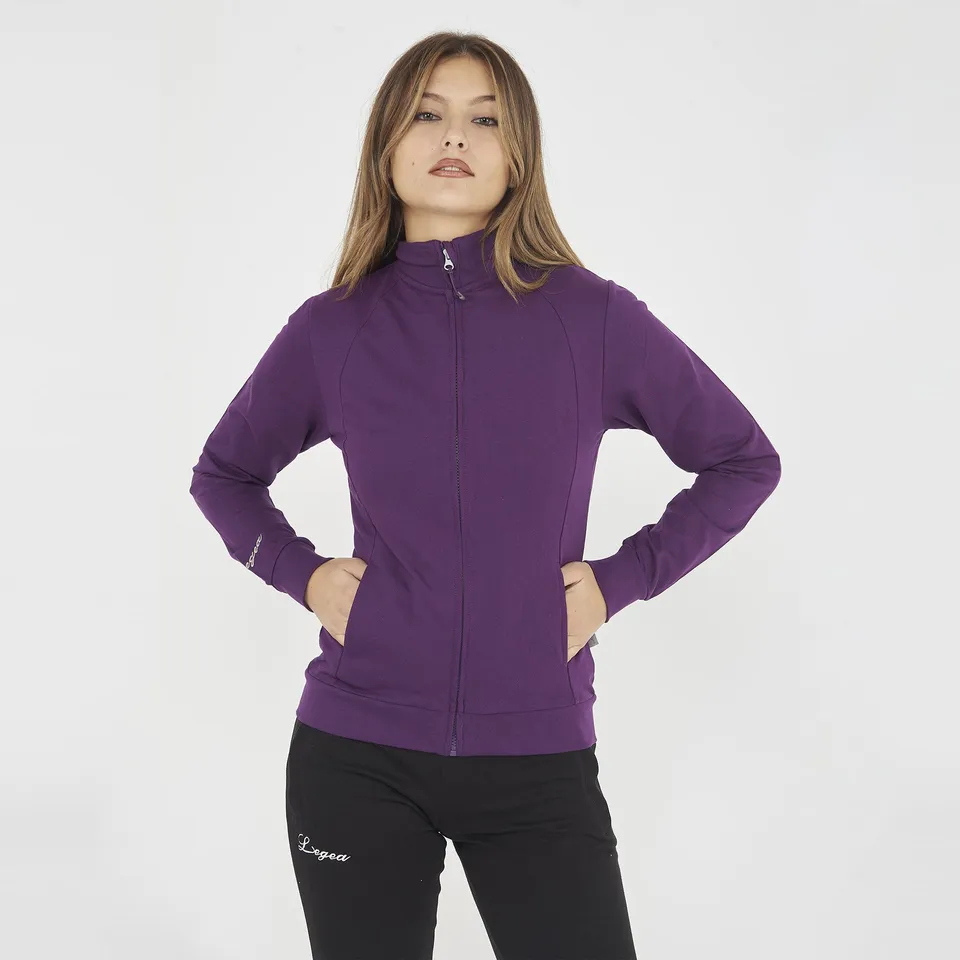 legea-giacca-sportiva-leggera-ridaka-con-zip-viola-xl image 1