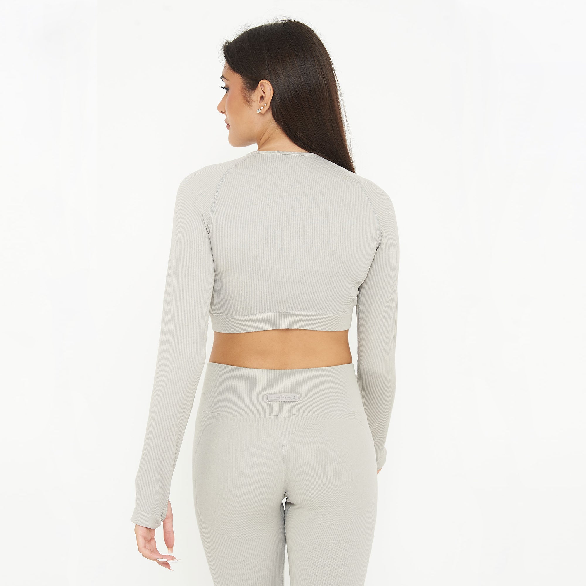 legea-maglia-fitness-imala-donna-grigio-chiaro-s image 2