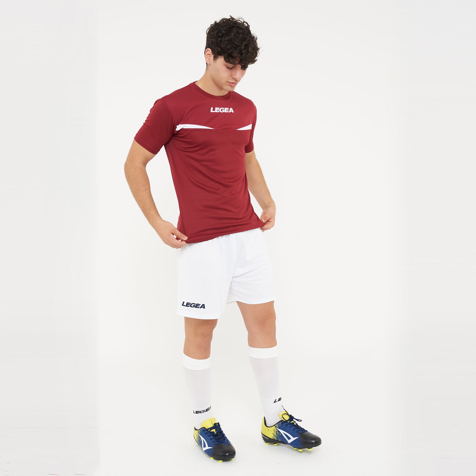 legea-pristina-maglia-da-gioco-manica-corta-granata-bianco-xl image 2