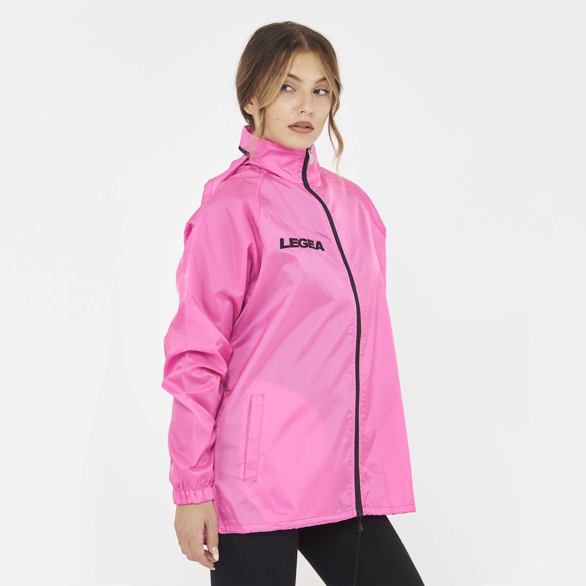 legea-giacca-antipioggia-cairo-rosa-fluo-l image 3