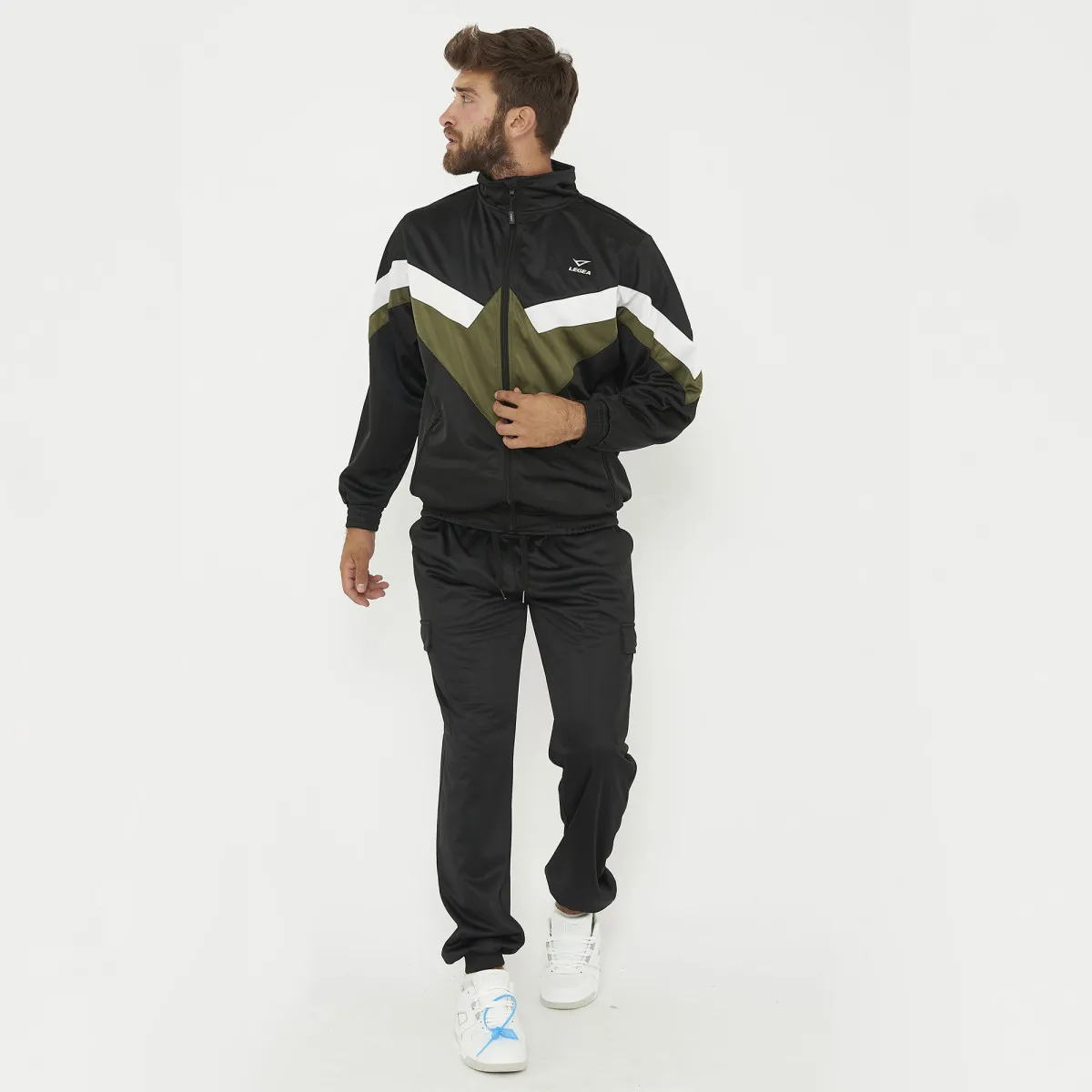 legea-cargo-loose-vintage-tuta-completa-verde-nero-2xl image 1