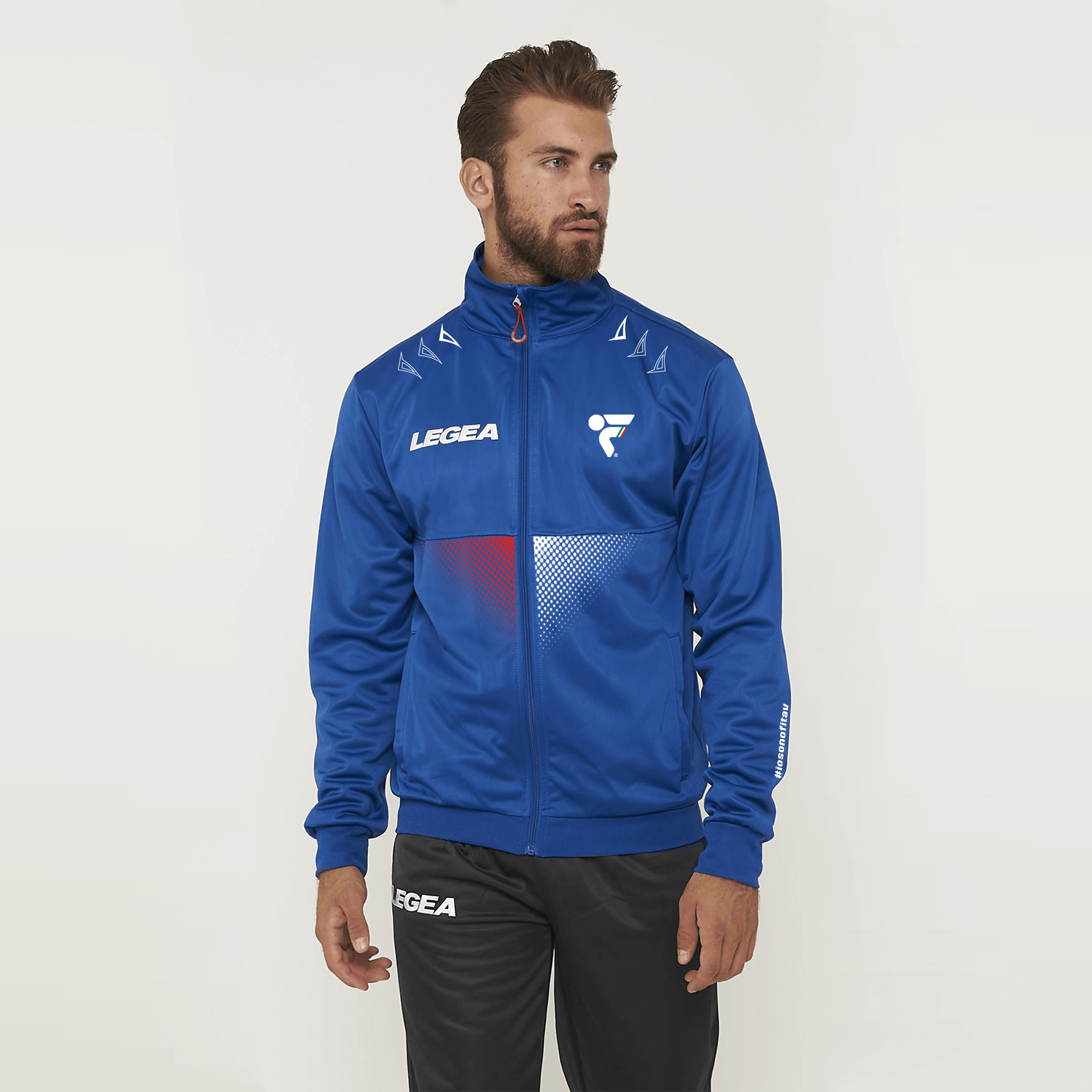 legea-giacca-con-zip-tricolore-fitav image 1