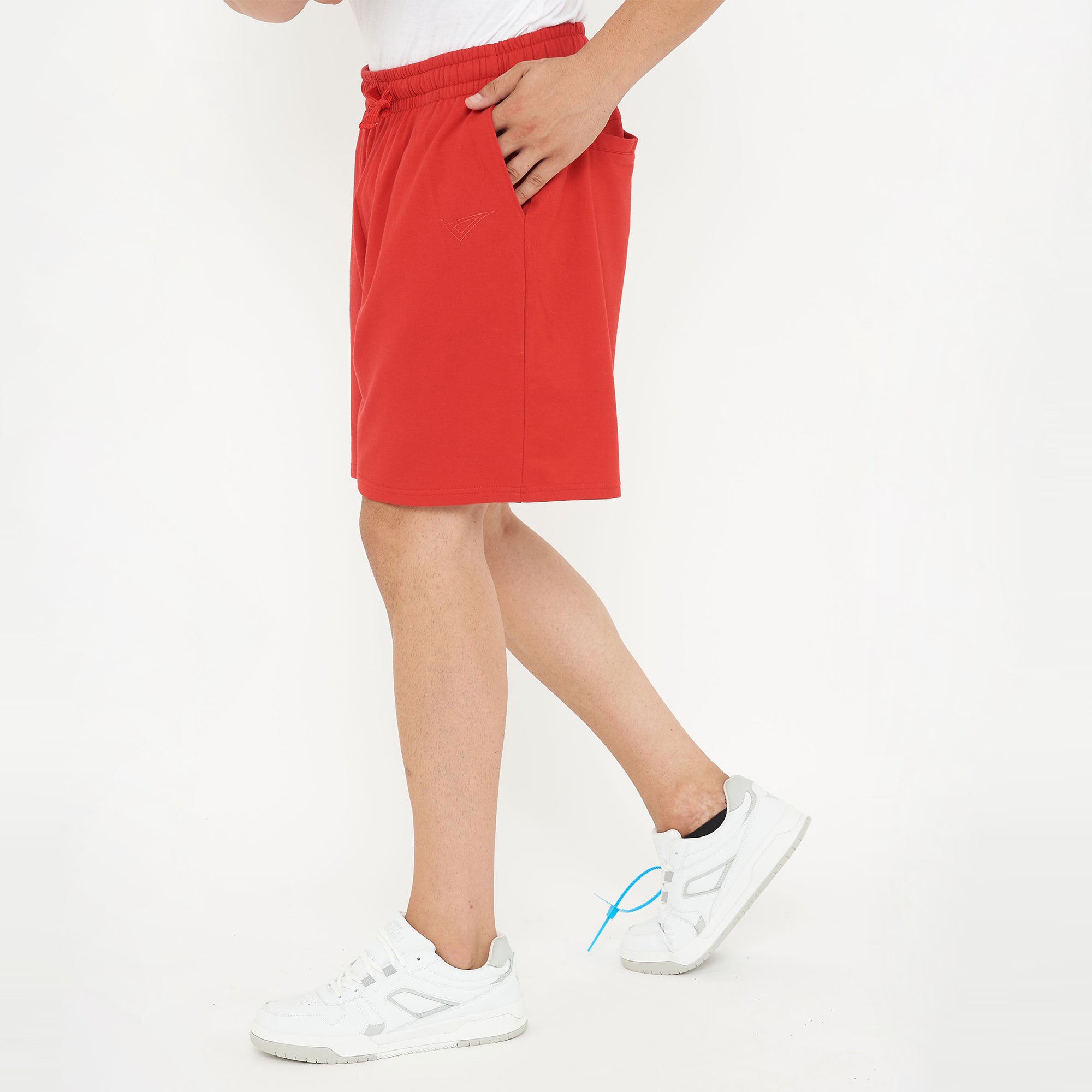 legea-f7-pantaloncini-in-french-terry-rosso-l image 2
